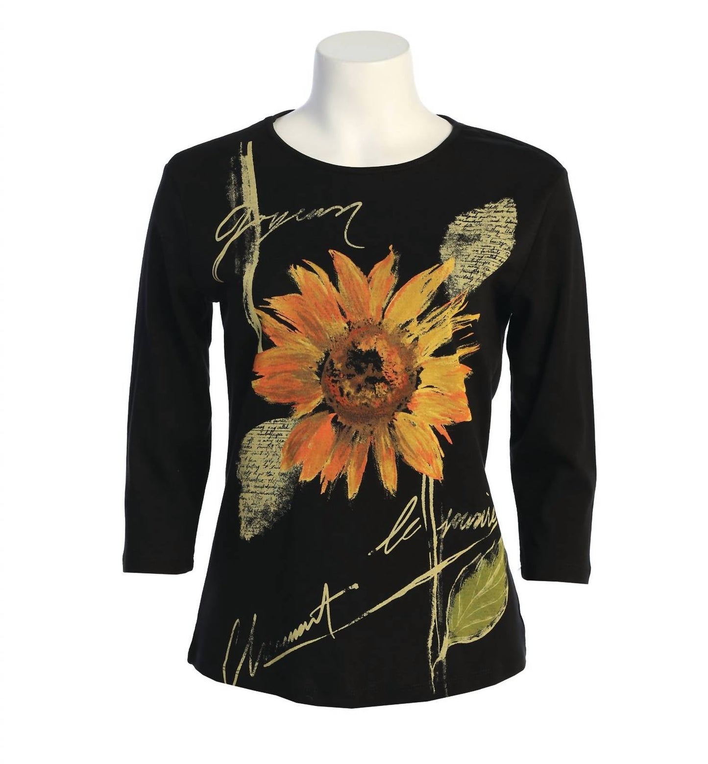 Jess & Jane - Sunflower Printed Cotton Top