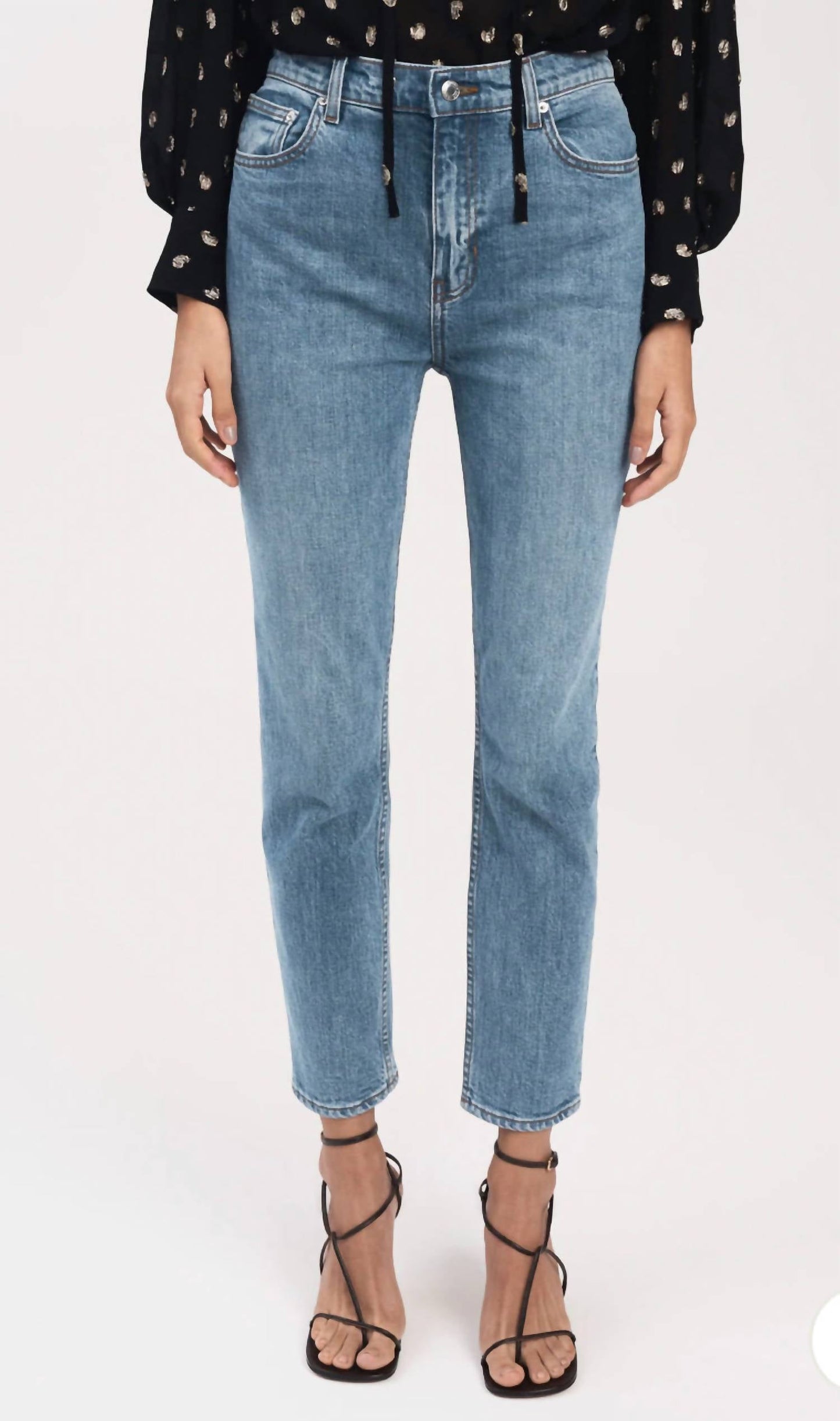 Derek Lam 10 Crosby - Eden 5 Pocket Slim Straight Leg Jean