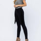 Judy Blue - High Waist Side Fringe Skinny Jegging Denim Jeans