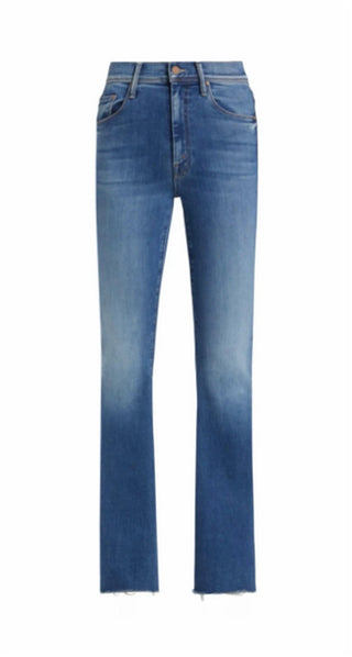 Mother - Cruiser Sneak Fray Flare Mid Rise Jeans