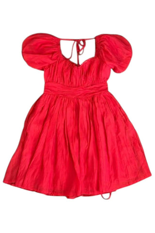 &amp;Merci - Vestido curto babydoll Keri com ilhós
