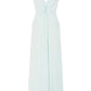 Topshop - Spot Twist V Neck Maxi