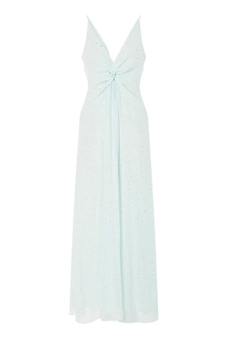 Topshop - Blusa Maxi com Decote em V Spot Twist