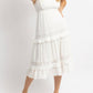 Day + Moon - BOHO TASSEL TIE MIDI DRESS