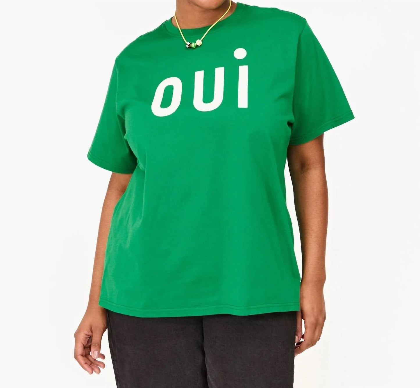 Clare V. - Original Crewneck Tee With Oui
