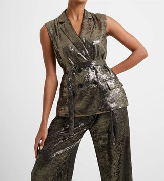 French Connection - ALARA MOLTEN SLEEVELESS GILET