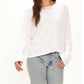 Project Social T - NELLY LOW BACK STRIPED RIB LONGSLEEVE