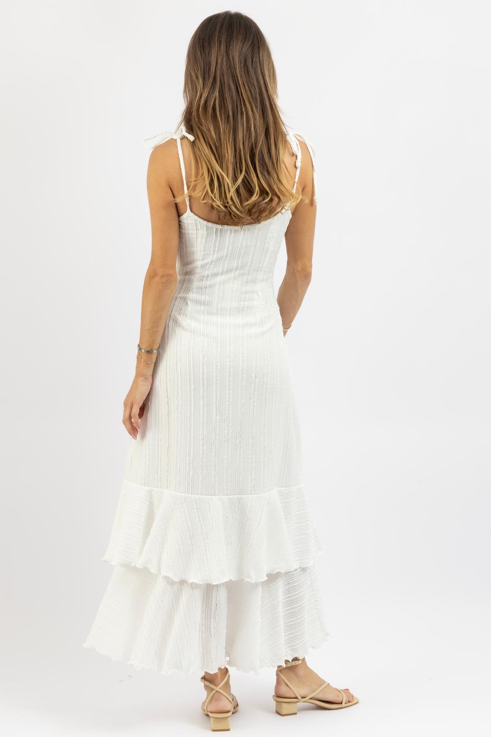 One & Only - Solar Tie Strap Maxi Dress