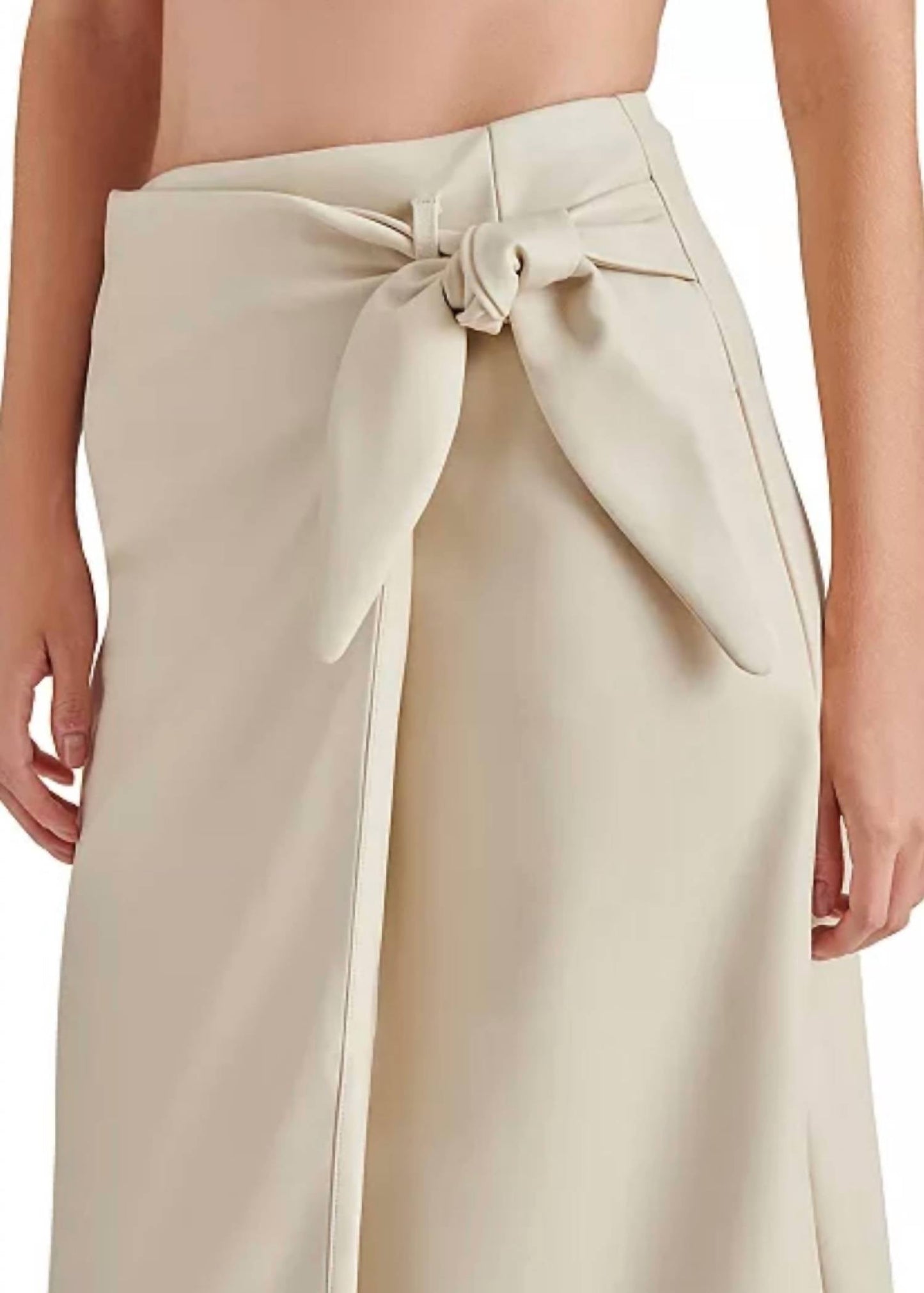 Steve Madden - Navia Faux Leather Midi Skirt