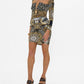 Camilla - Short Cut Out Jersey Halter Neck Dress