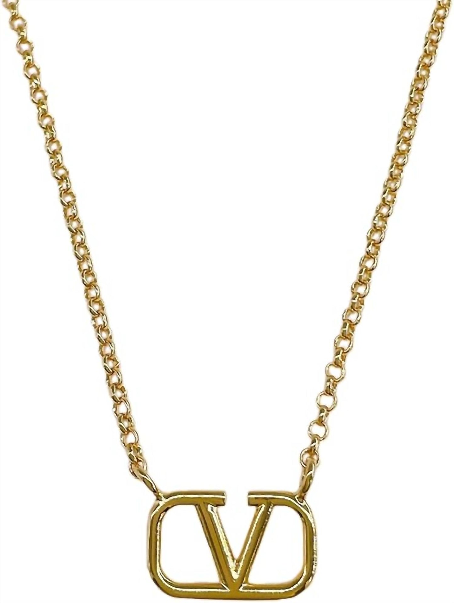 Valentino Garavani - Women's Logo Signature Metal Necklace