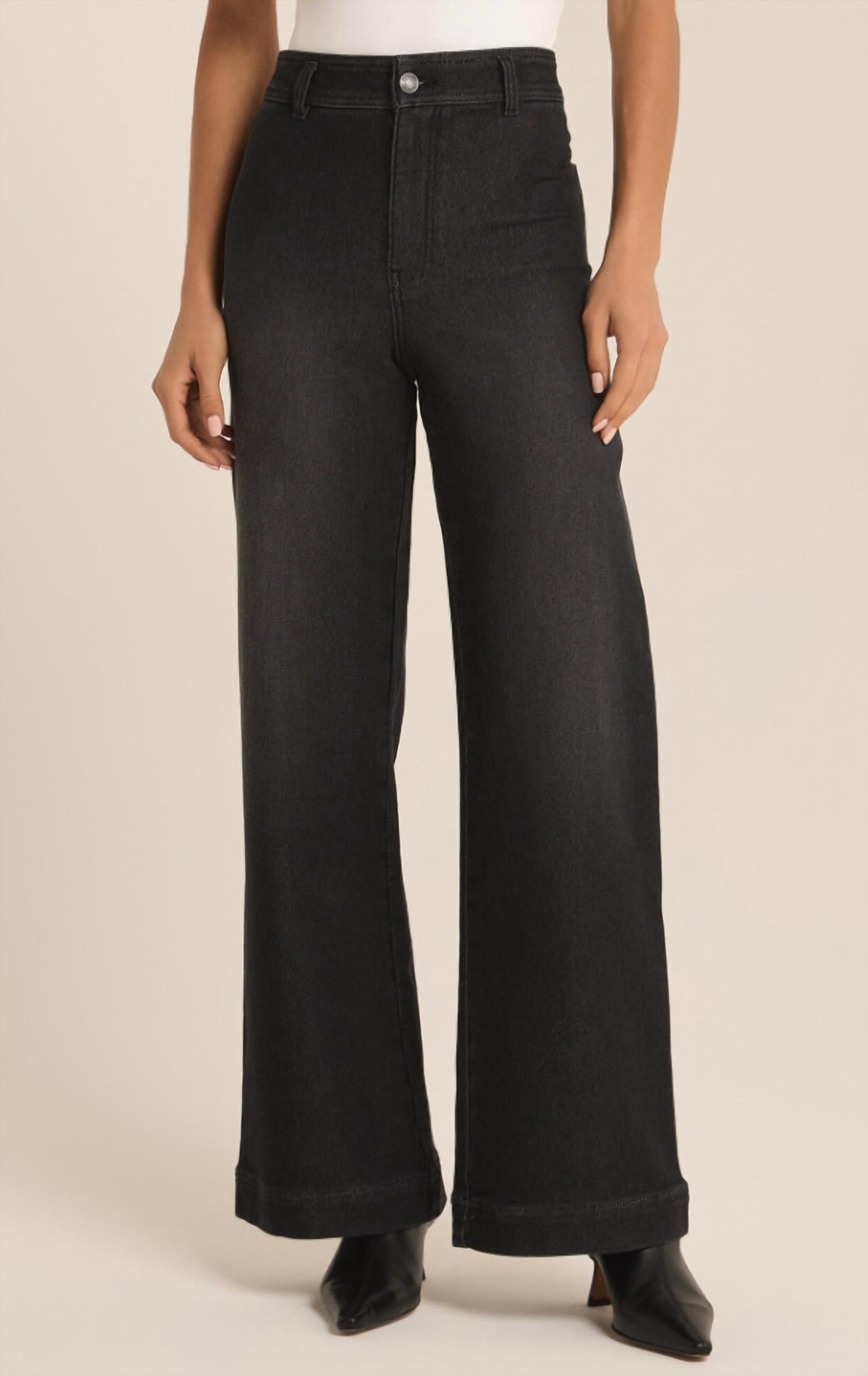 Z Supply - Women's Rilynn Wide Leg Denim Trouser