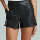 Commando - Faux Leather Tailored Shorts