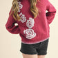 &Merci - Abigail Flower Detail Sweater