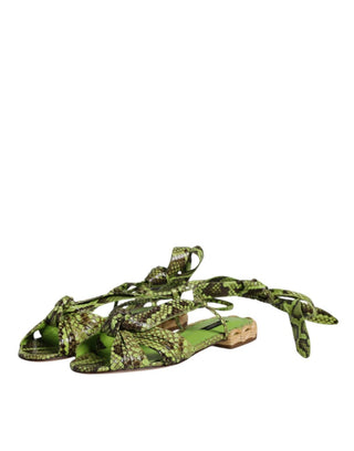Dolce & Gabbana - Women's Ankle Wrap Sandals Shoes