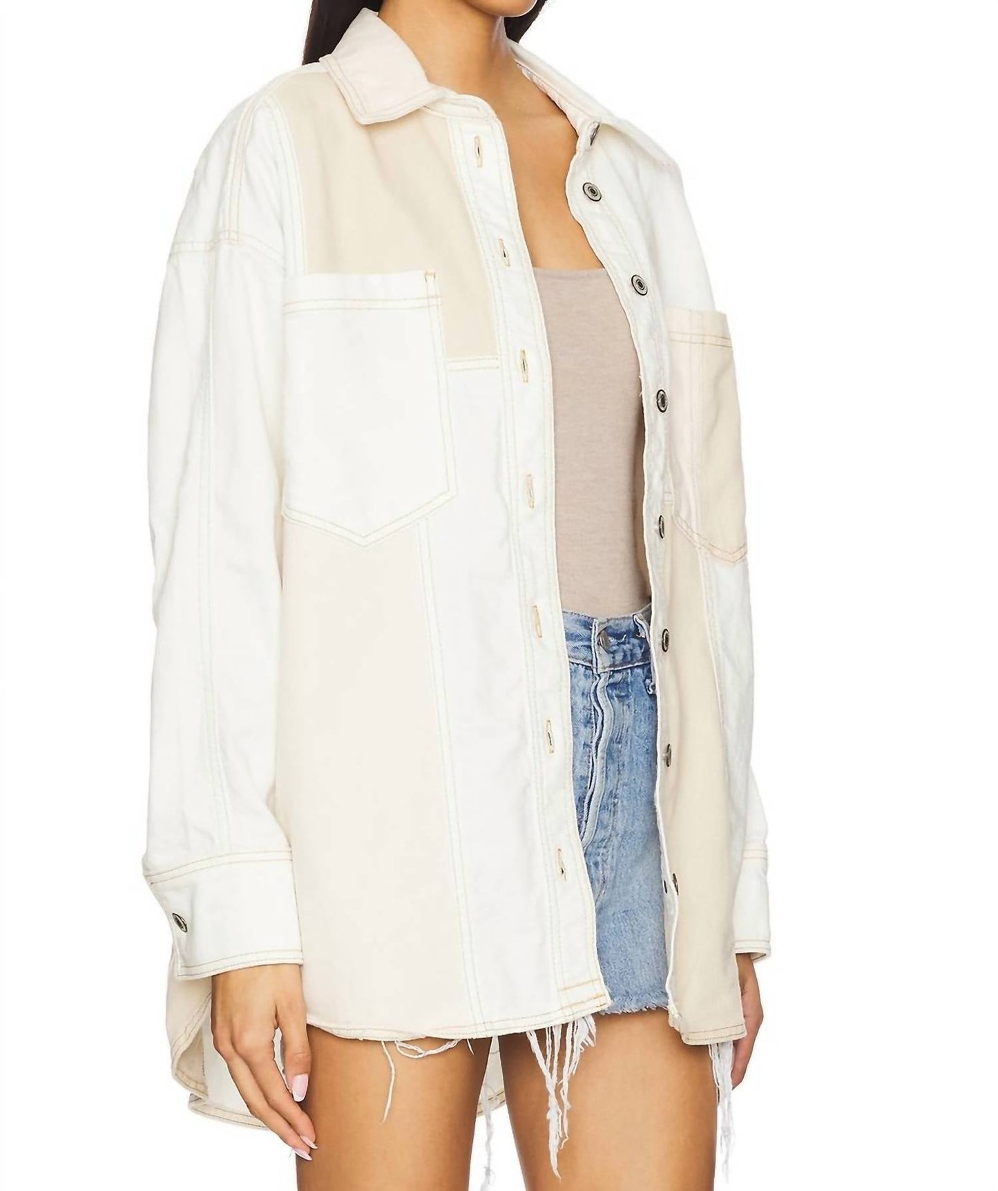 Free People - Ivory Mountain Roads Shirt