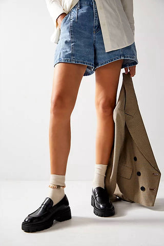 Free People - Women's Lyra Lug Sole Loafers