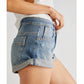 Free People - Shorts de cintura baixa Luck Slouch para iniciantes