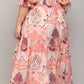 Fate - Printed Elastic Waist Dress
