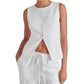 Steve Madden - Wesley Linen Button-up Vest
