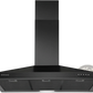 36 Inch Black Stainless Steel Wall Mount Range Hood
