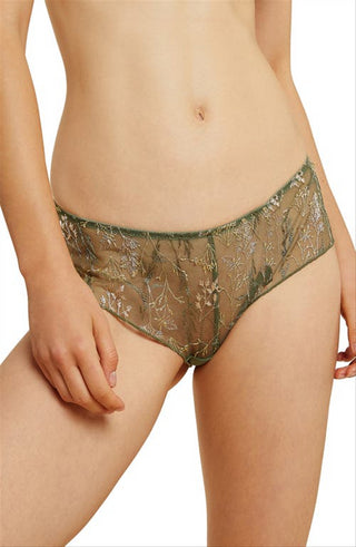 Shorts masculino de tule bordado Etam tamanho 12 em verde-oliva caqui da Nordstrom