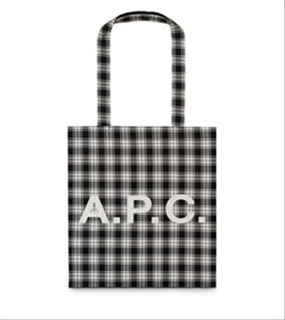 Bolsa Tote Lou Cotton Feminina Apc Preta Tamanho Único
