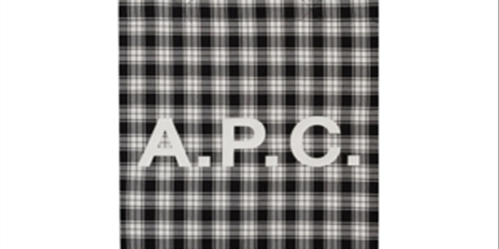 Bolsa Tote Lou Cotton Feminina Apc Preta Tamanho Único