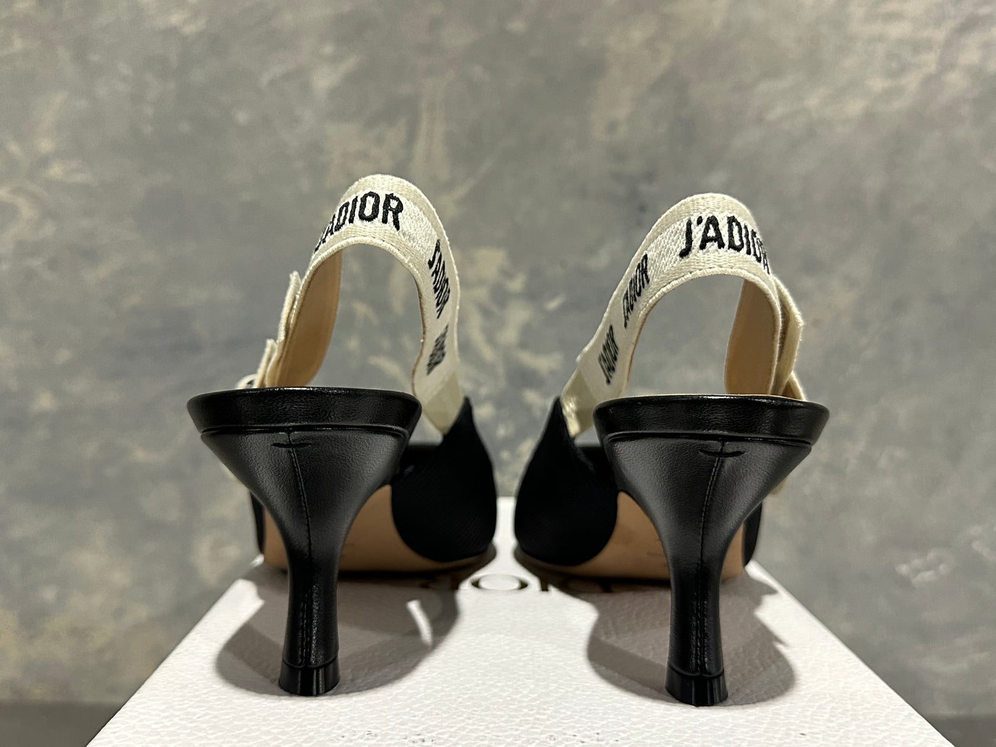 Dior J'adior Slingback Scarpin Feminino Preto Tamanho 38,5