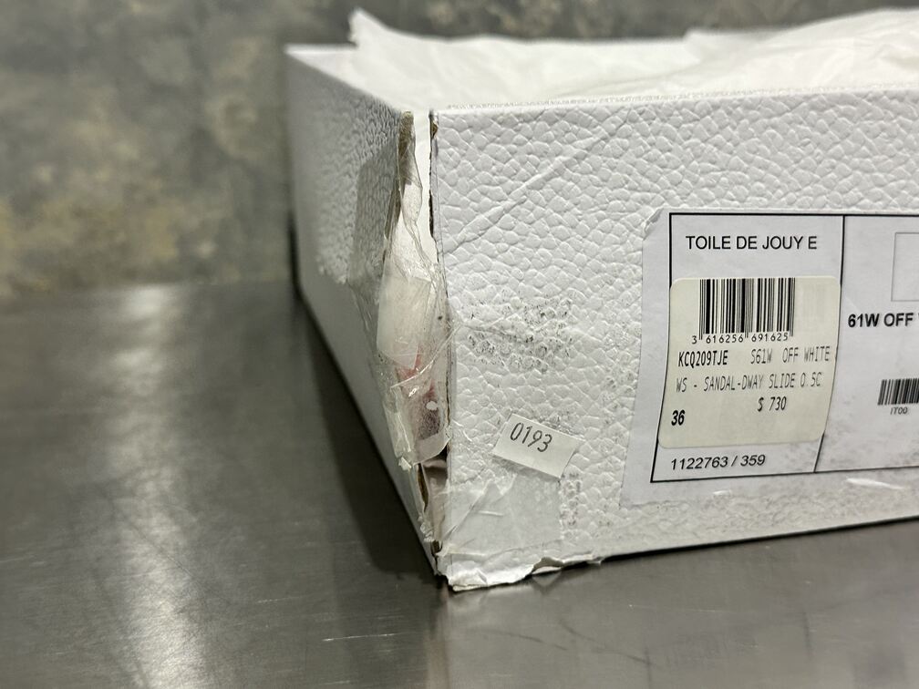 Chinelo feminino Dior Dway em algodão bordado Toile de Jouy rosa peônia, tamanho 6