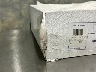 Chinelo feminino Dior Dway em algodão bordado Toile de Jouy rosa peônia, tamanho 6