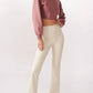 Steve Madden - Citrine Vegan Leather Flare Pants