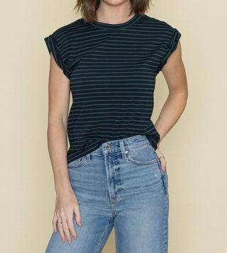 Pistola - Blusa Olivia com mangas curtas enroladas