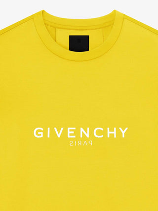 Givenchy - Camiseta Slim Fit com Estampa Reversa