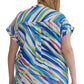 Entro - Tiger Print V-Neck Top - Plus