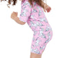Gottex - Girls Short Sleeve Zip Up Swim Overalls Rash Guard