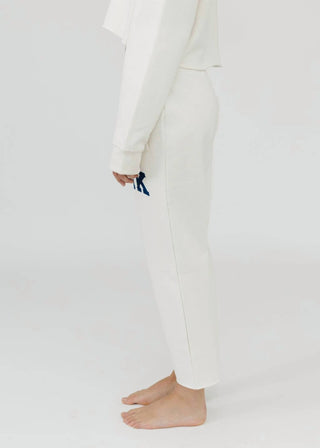 Denimist - Calça de moletom clássica cropped