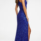 Ashleylauren - Sequin Halter Gown