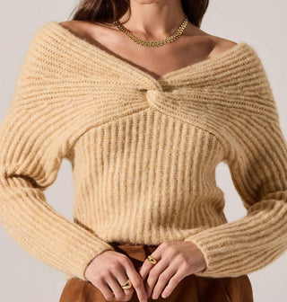 Astr - Franisbel Twist Front Sweater