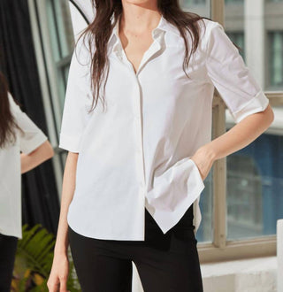 Camisa de manga curta com botões Lysse - Josie