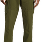Calça cargo masculina Officine Générale Orson Cotton Twill em verde musgo, tamanho 36 EUA