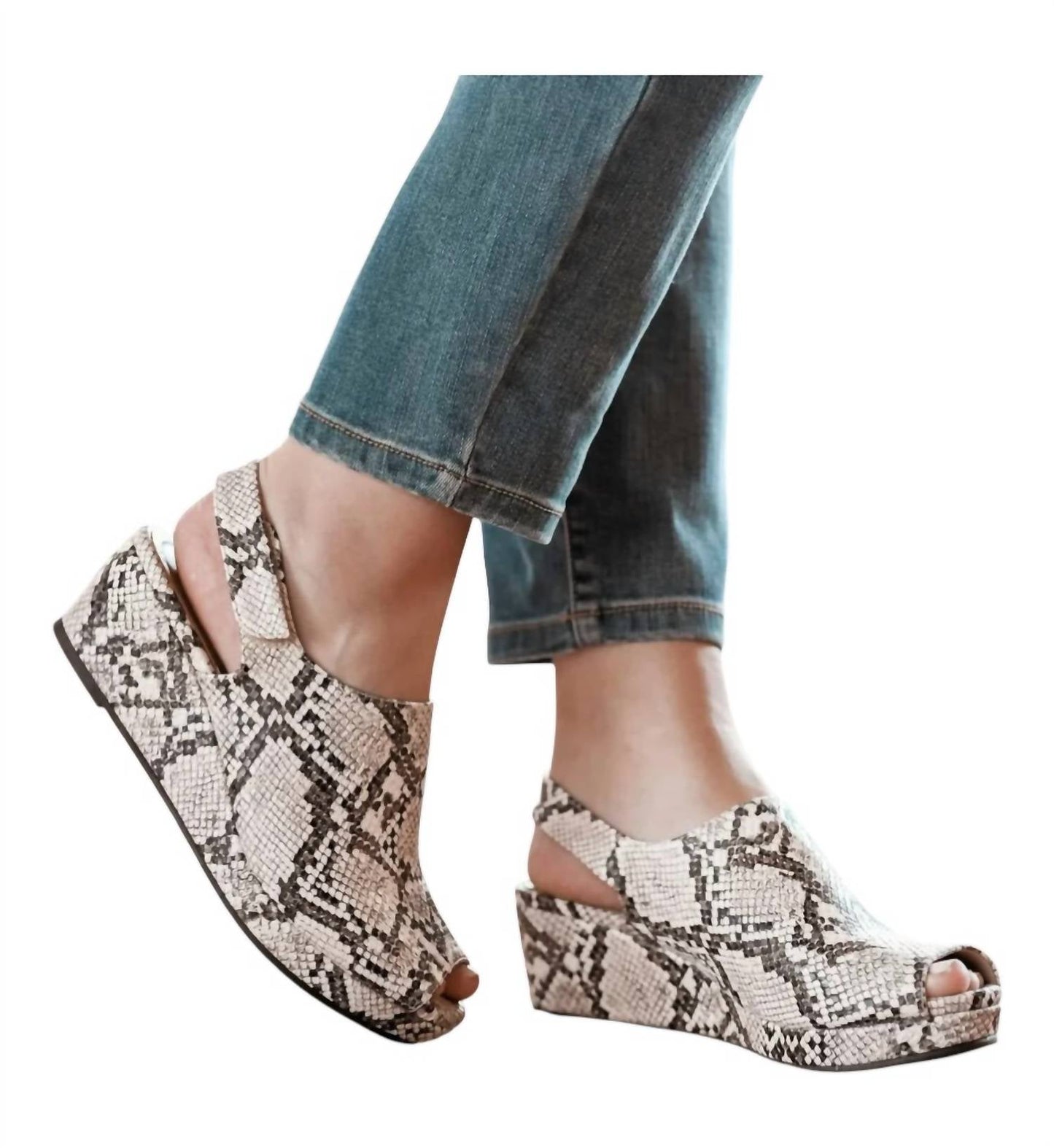 Corkys Footwear - Women's Peep Wedge Sandals