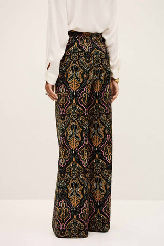 Ba&Sh - Pantalon Swae Patterned Flared Pants