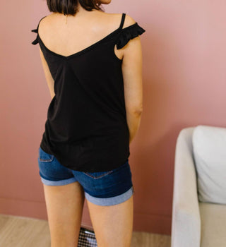 Ninexis - On Fire Cold Shoulder Top