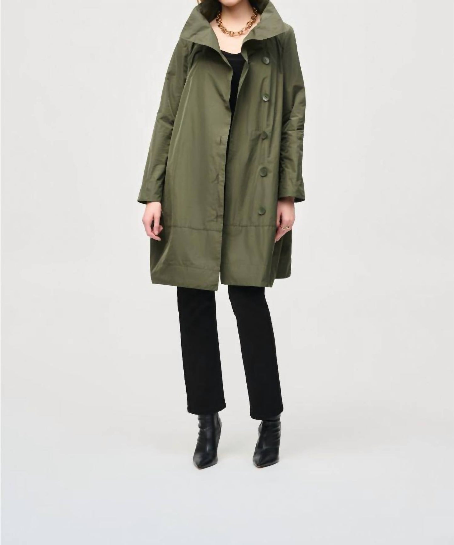 Joseph Ribkoff - Softshell Long Sleeve Cocoon Coat