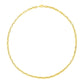 14k Yellow Gold Paperclip Chain Necklace