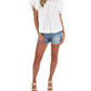 Easel - Golden Hour Poplin Top