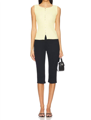 Free People - Bette Super Slim Capri Pants