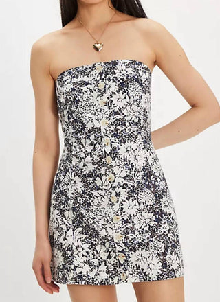 Free People - Vestido Branco Preto