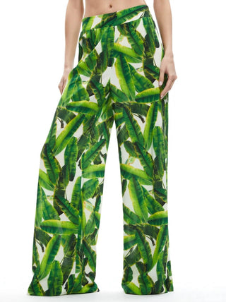 Alice + Olivia - Russell Palm Wide-leg Pant